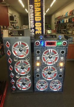 New speakers.