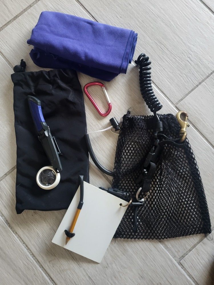 Bag Of Miscellaneous Dive Equipment