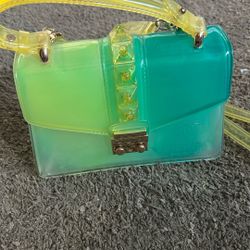 Turquoise Channel Hand/strap Bag