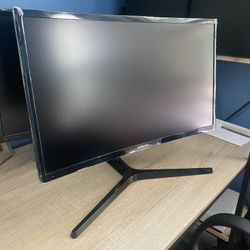 SAMSUNG 24-Inch CRG5 144Hz Curved Gaming Monitor (LC24RG50FQNXZA) â€“ Computer Monitor, 1920 x 1080p Resolution, 4ms Response, FreeSync, Game Mode, HD