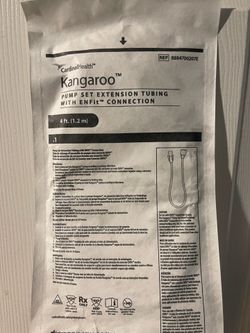 Kangaroo PUMP SET EXTENSION TUBING WITH ENFit™ CONNECTION