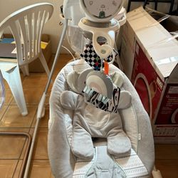 Ingenuity InLighten Soothing Swing - Van the Elephant