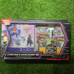 2025 Pokemon Scarlet & Violet ‘Cynthia’s Garchomp ex Premium Collection Box’ 