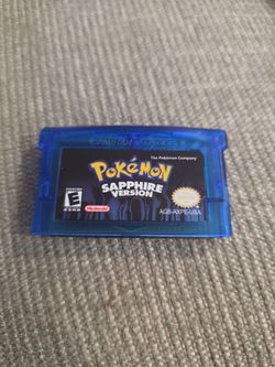 Pokemon Sapphire GBA