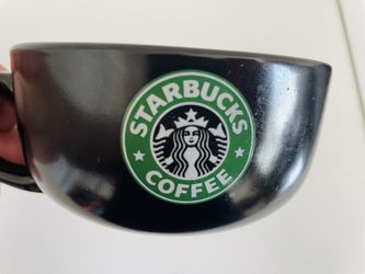 Vintage Black Starbucks Soup Bowl