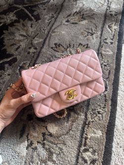 Cute Pink & Gold shoulder bag small CF