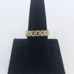 14k Gold Nugget Ring 