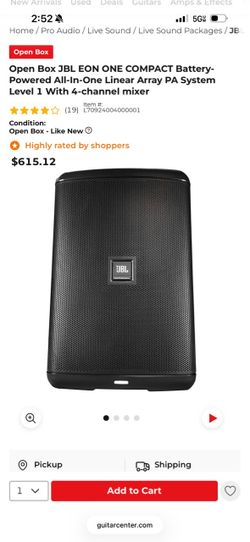 JBL EON1 Compact