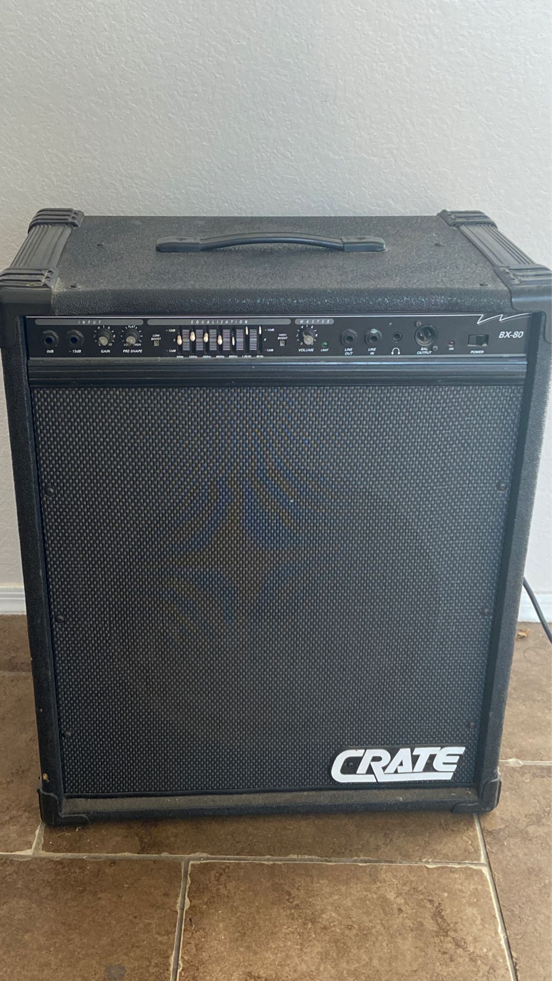 Crate BX-80 bass guitar amplifier 30x20in