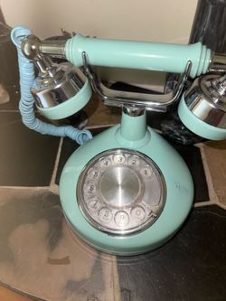 Vintage rotary dial telephone