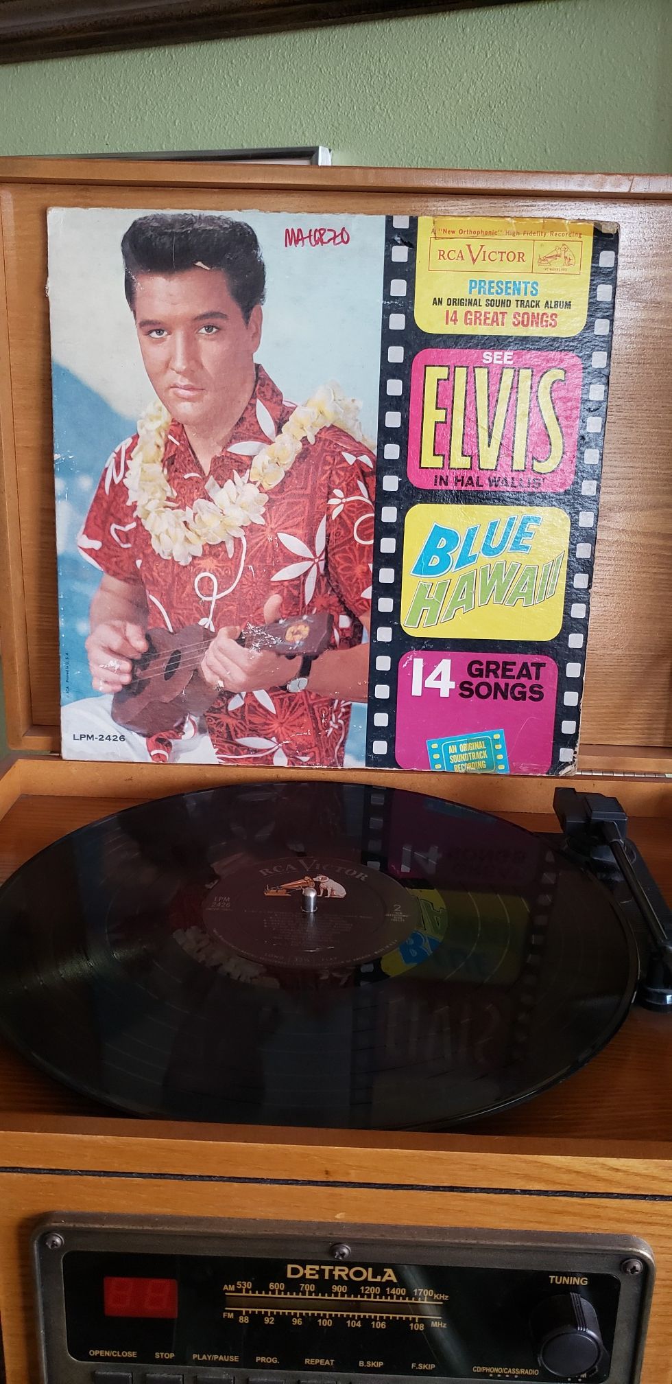 1960 Elvis Presley Blue Hawaii Record