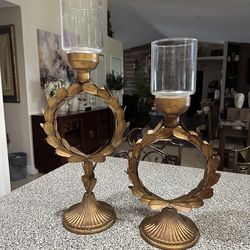 Candelabros set of 2  $28.00