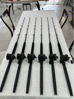 Shimano TId 20 on Custom Rods Aluminum Real Seat Roller Tip