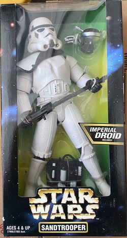 Star Wars Collector Series Sandtrooper 12" Figure Kenner 1997 Factory Sealed