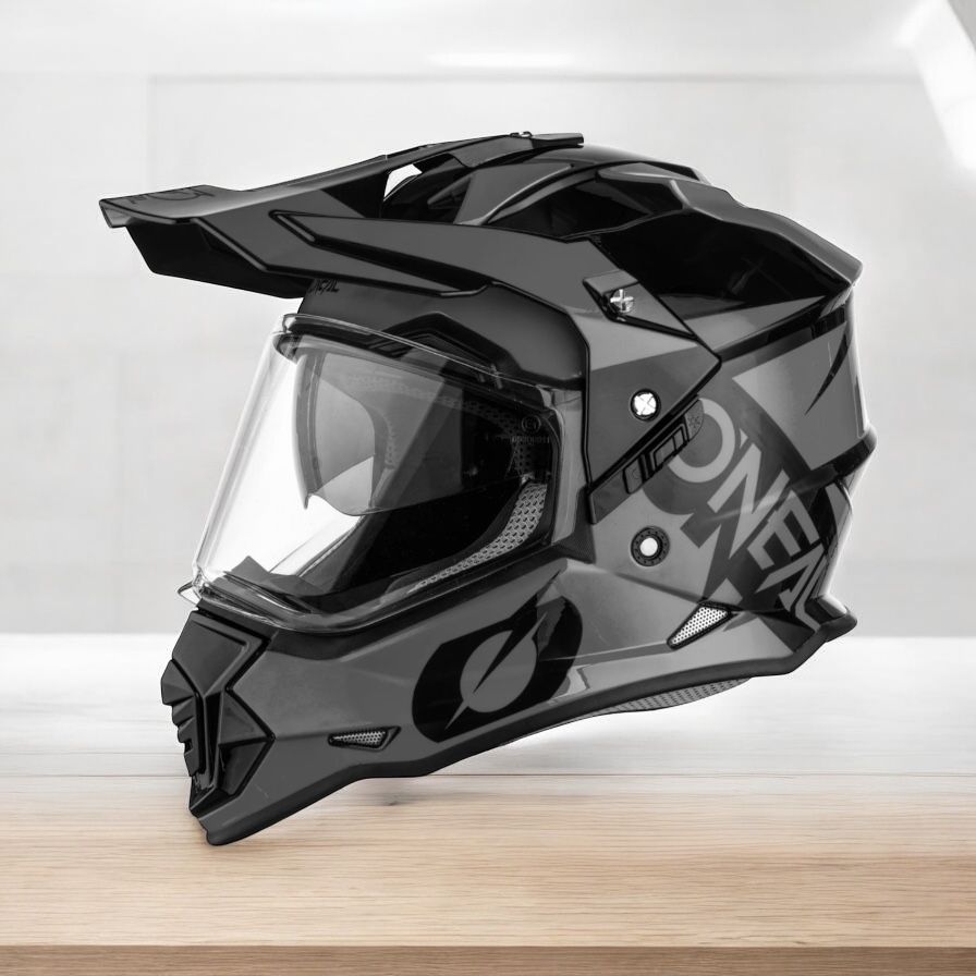 Oneal Sierra R V.23 Dual Sport Helmet - Black/Gr