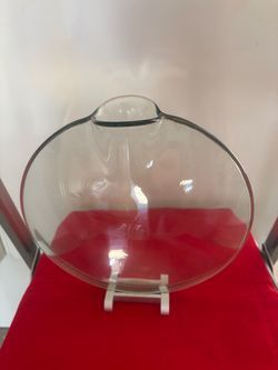 Large Round Clear Glass Lid