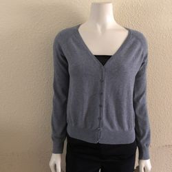 Forever 21 Juniors Gray Cardigan Size Large 