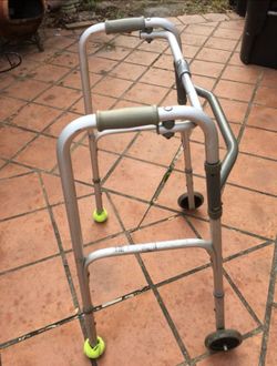 Walker and Bath Bench