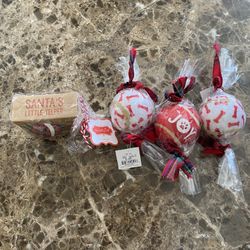 Christmas Dog Balls By Mud Pie NWT  $3 Each 
