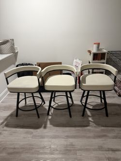 Modern Beige Barstools