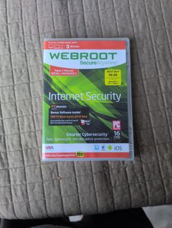 Webroot Secure Anywhere Internet Security