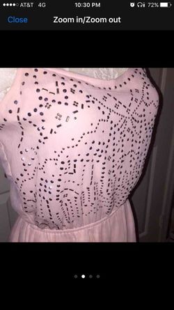 PINK HOLLISTER DRESS SHORTS ROMPER M