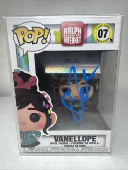 SARAH SILVERMAN Signed "VANELLOPE ~ Ralph Breaks the Internet" FUNKO POP PSA COA