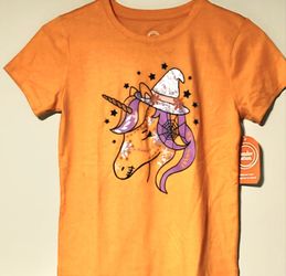 Halloween unicorn T shirt size 6