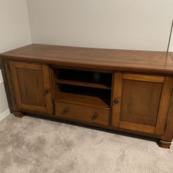Wood TV Stand $30 Or Best Offer