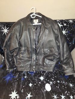 Leather Jacket Make Ash CREEK XL 100% Leather