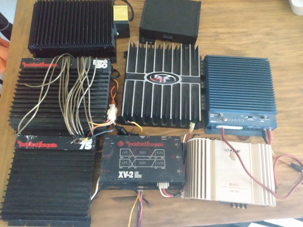 Rockford Fosgate Punch 300 Amp & XV2 Crossover Old School Vintage