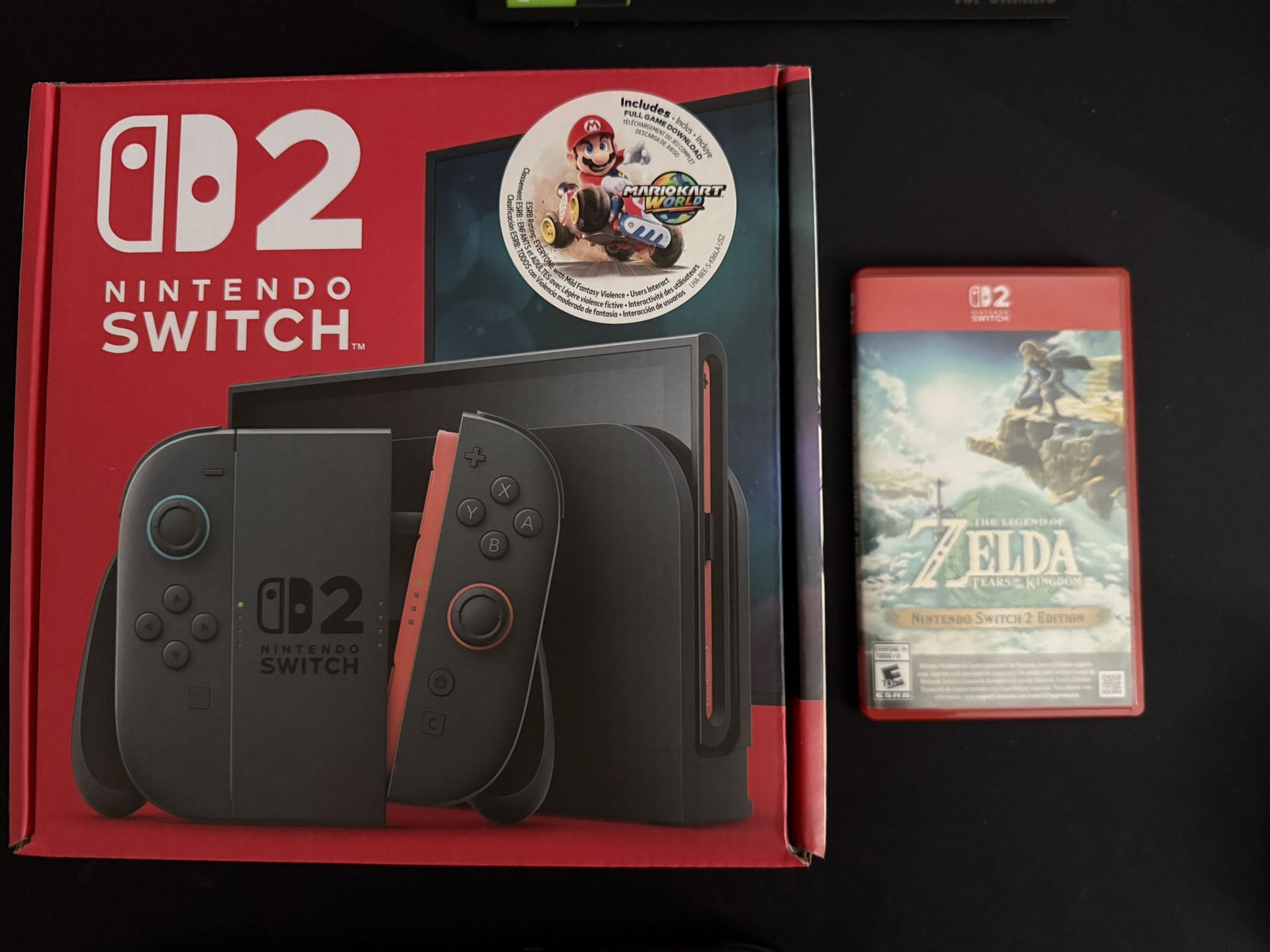 Nintendo Switch 2 With Mario And Zelda