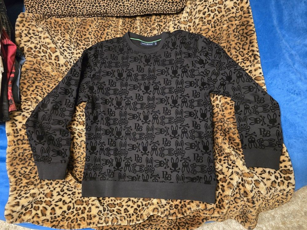 Pyscho Bunny Crew Neck Pullover! XL
