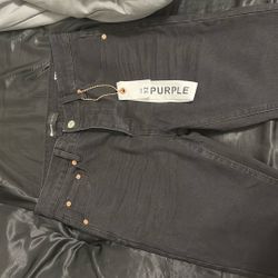 purple jeans