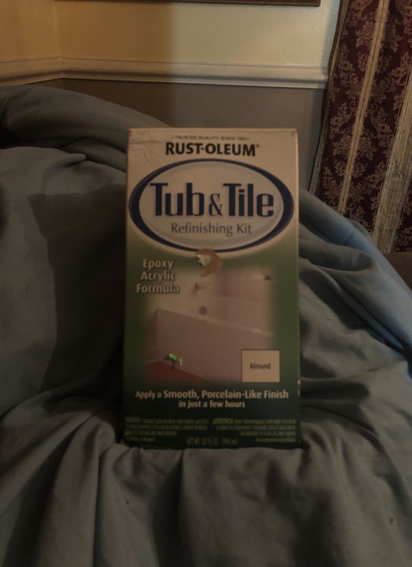 RustOleum TUB & TILE Refinishing Kit ColorALMOND for Sale in Rocky Mount, NC OfferUp