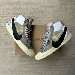 Nike Blazer Off White Size 12 