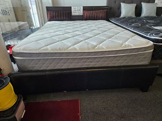 Brand new 12" thick soft innerspring queen pillowtop mattress