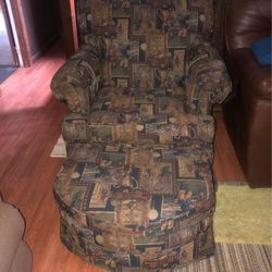 Chair With Ottoman Sports 