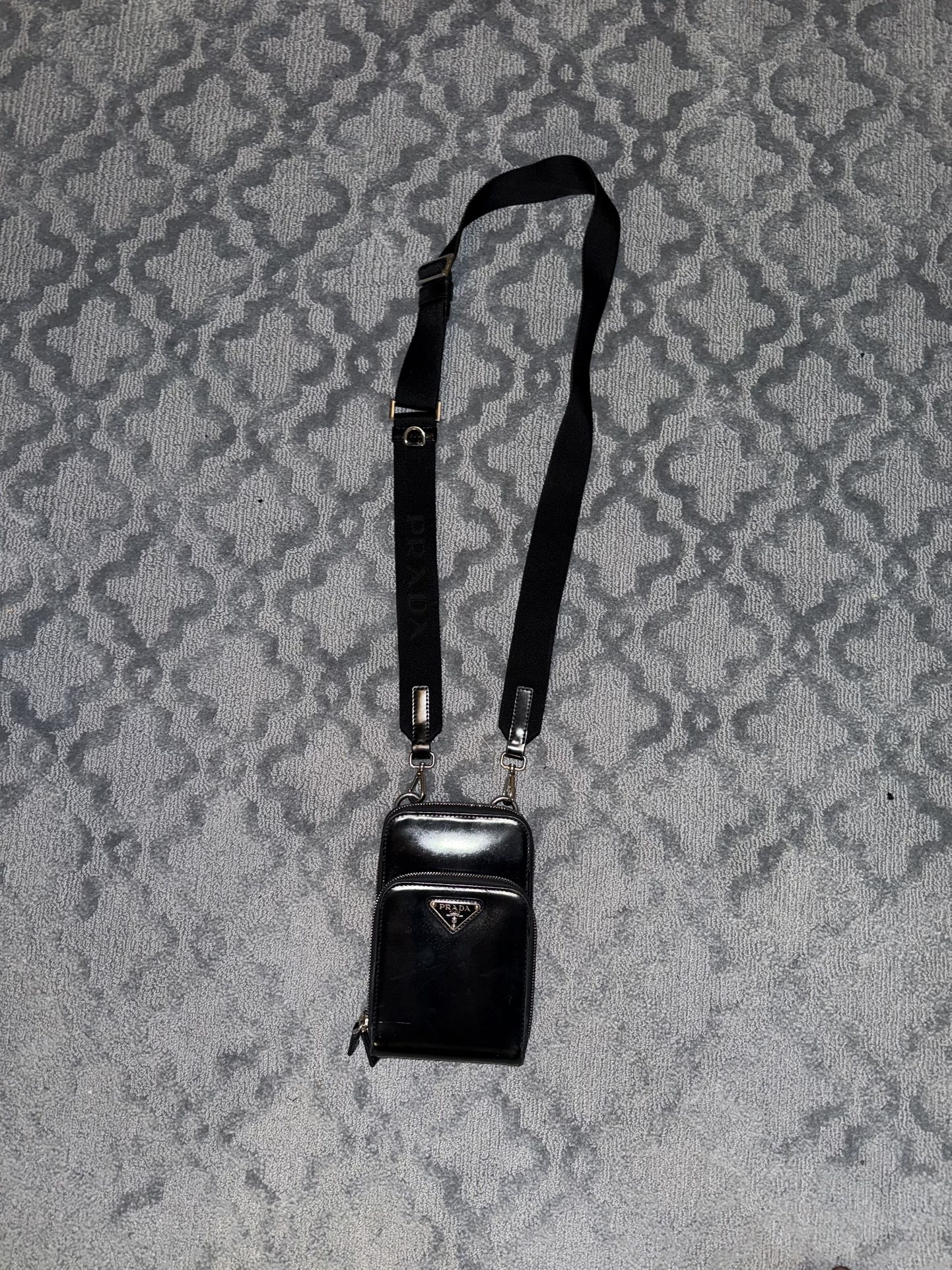PRADA Spazzolato Crossbody Bag