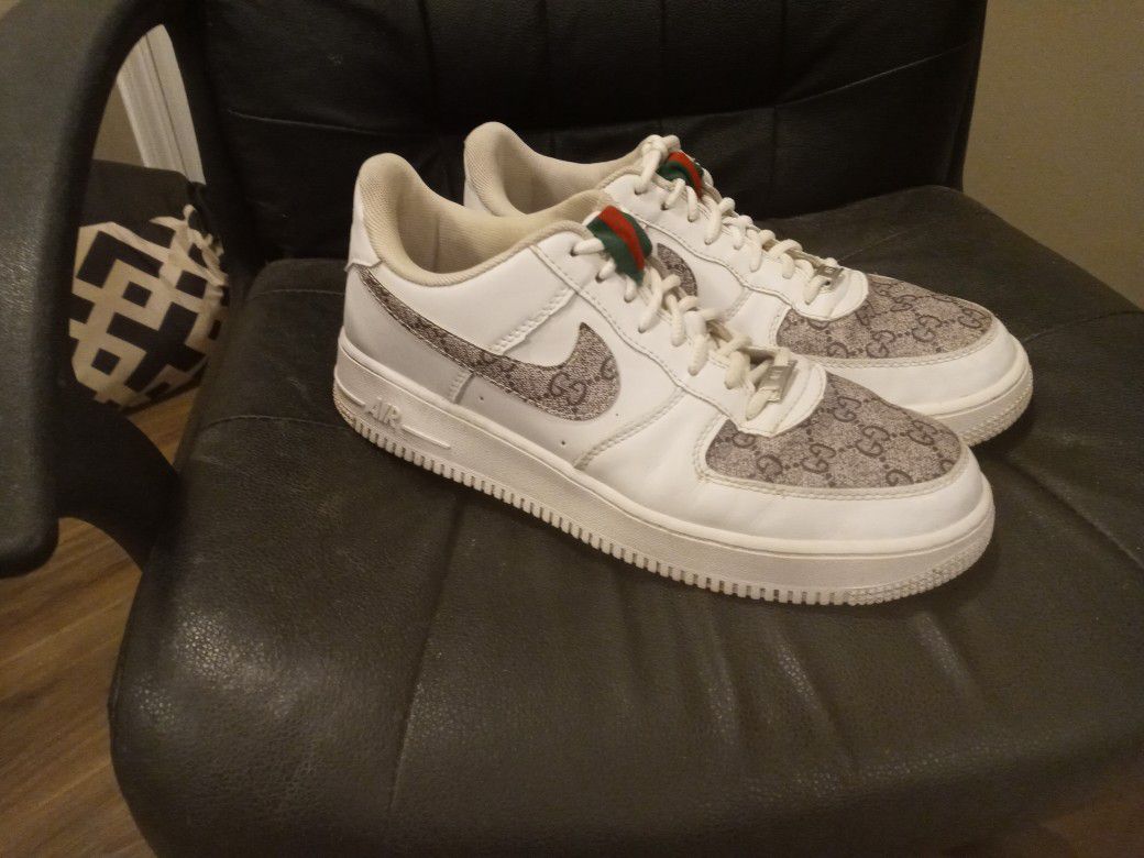 Mens Nike AF1 Gucci Patch / Gorgeous