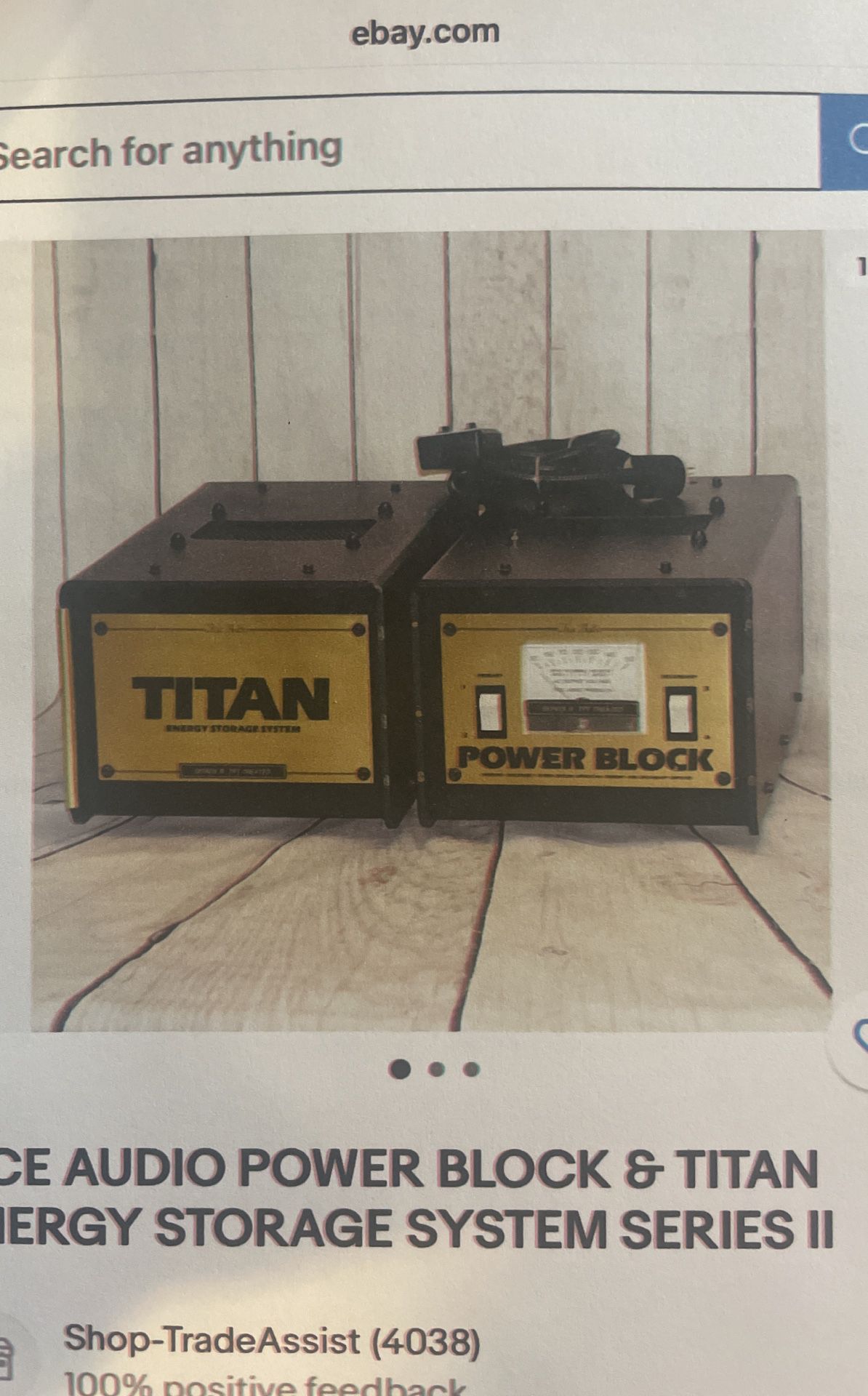 Titan Power Block - Rice Audio Power Block & Titan Energy Storage System Series 2
