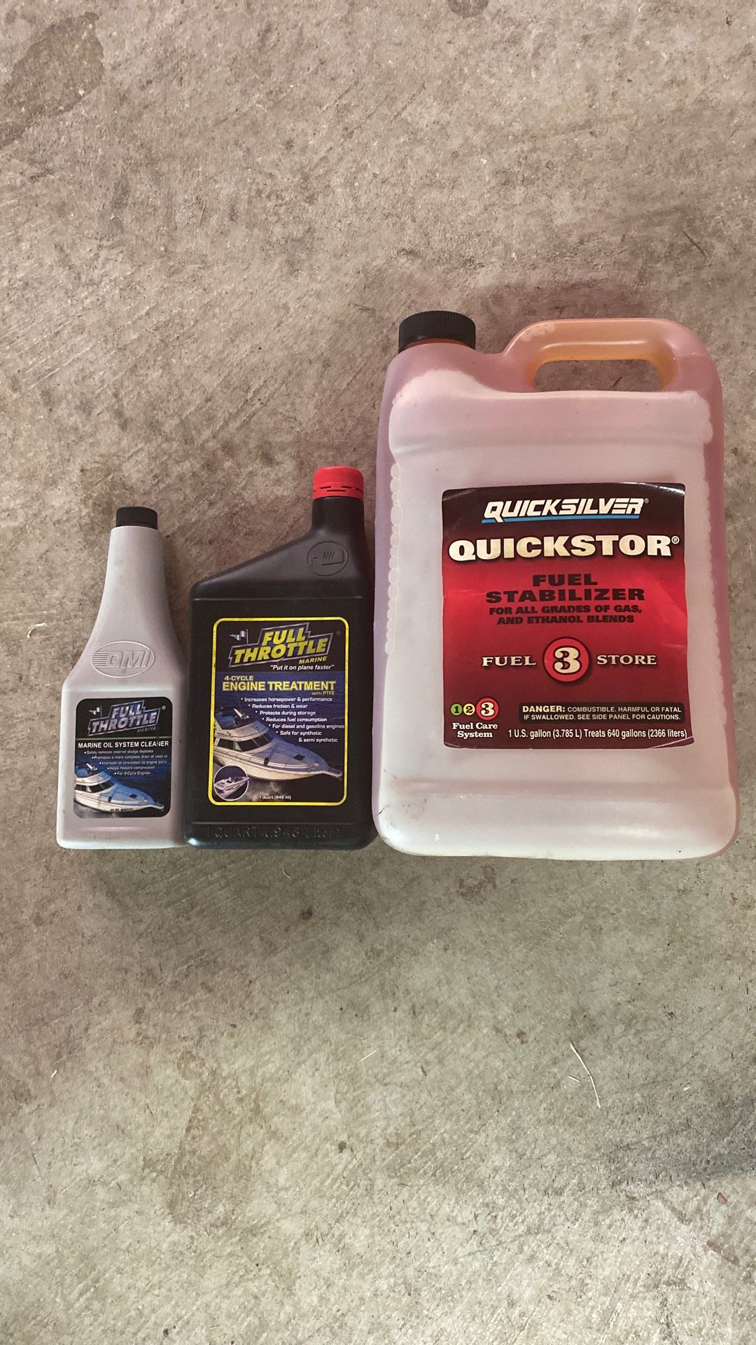 Boat Stuff —Fuel Stabilizer—4 Cycle Engine Treatment—Marine Oil System Cleaner