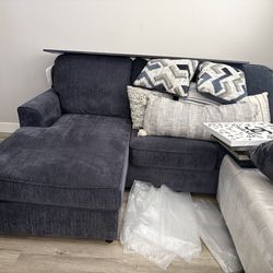 Blue couch