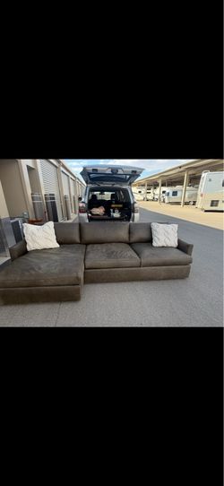 Crate and Barrel sectional