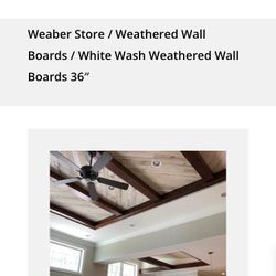 Weathered Hardwood Boards (16 Of Them) Full Unopened Boxes Weaber Home Depo 