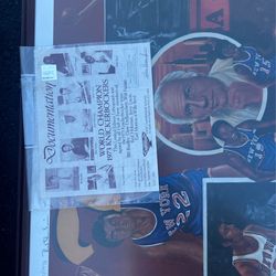 1973 knicker bockers team autos and certificate  to go with it from Ken Goodman