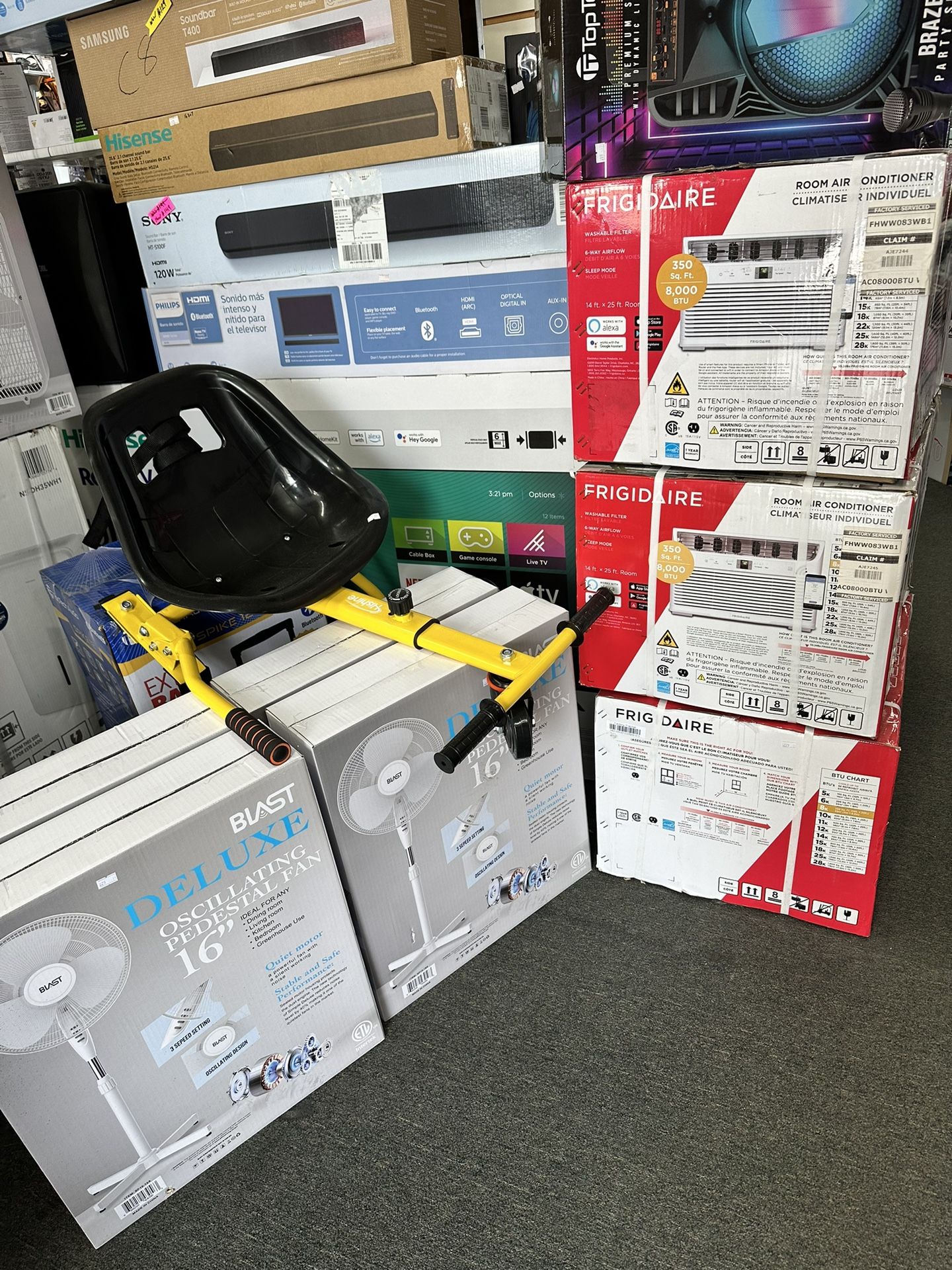 Fans Starting $29. Ac Starting $179