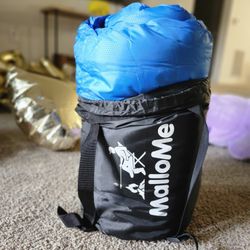 MalloMe Sleeping Bag – Lightweight 3-Season Camping Backpacking Hiking – Blue

