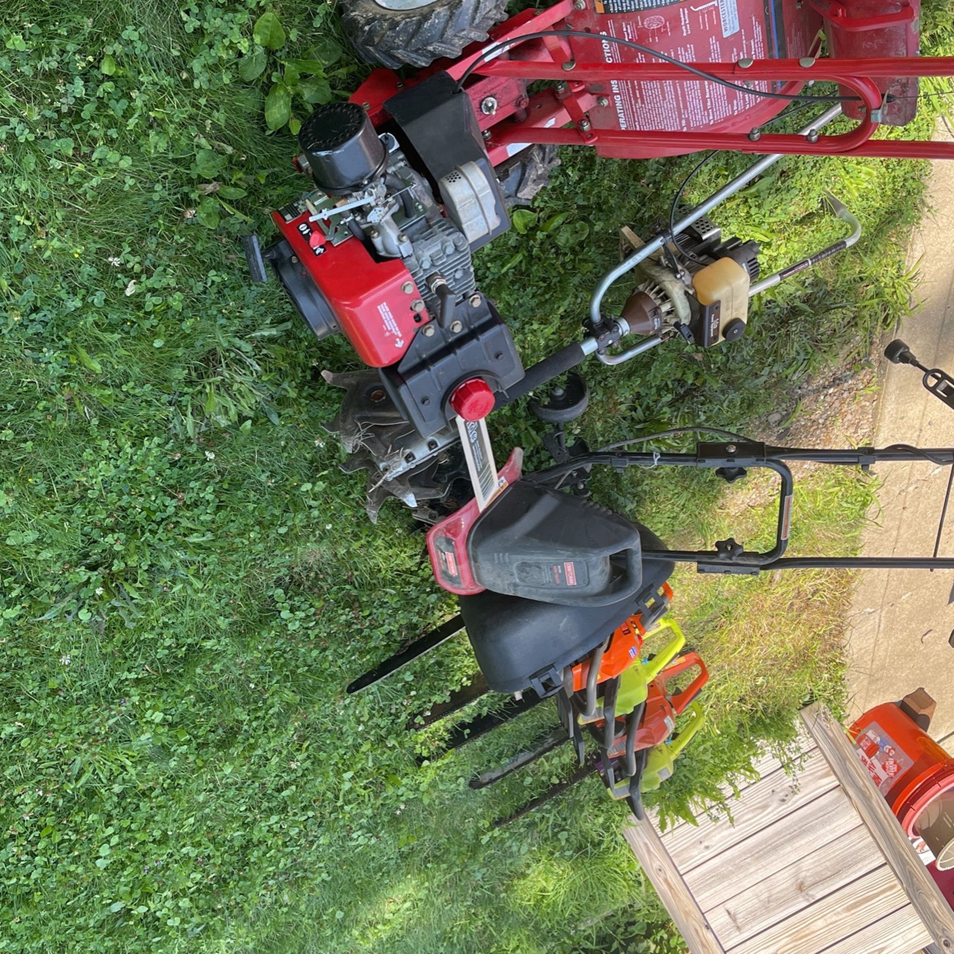 Chainsaws And Rototillers