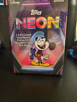 Disney Neon Topps trading cards